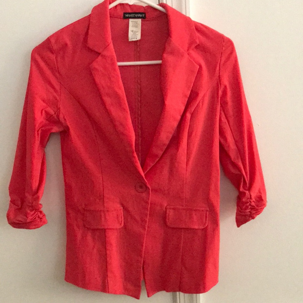 Coral blazer